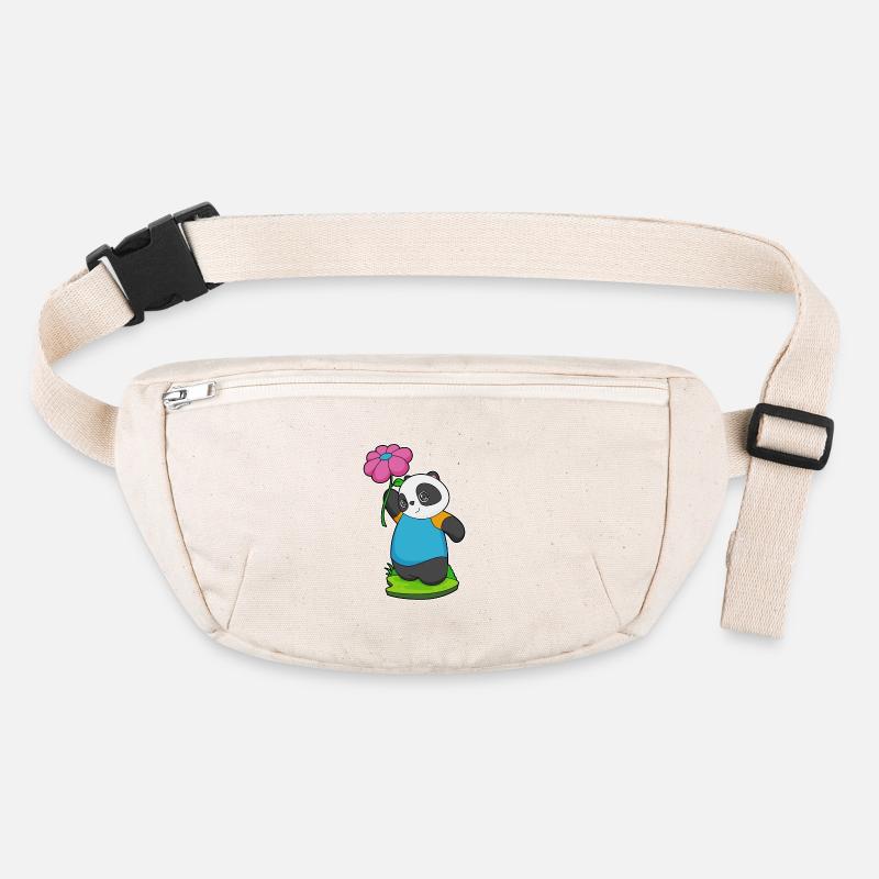 Fleur de panda Sac banane recyclé Stanley/Stella