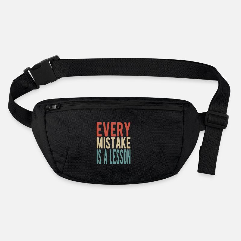 Every mistake is a lesson Stanley/Stella recycelte Gürteltasche