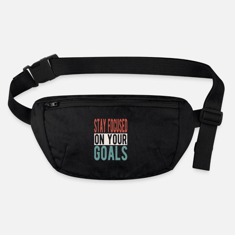 Stay focused on your goals Stanley/Stella recycled Hip Bag 