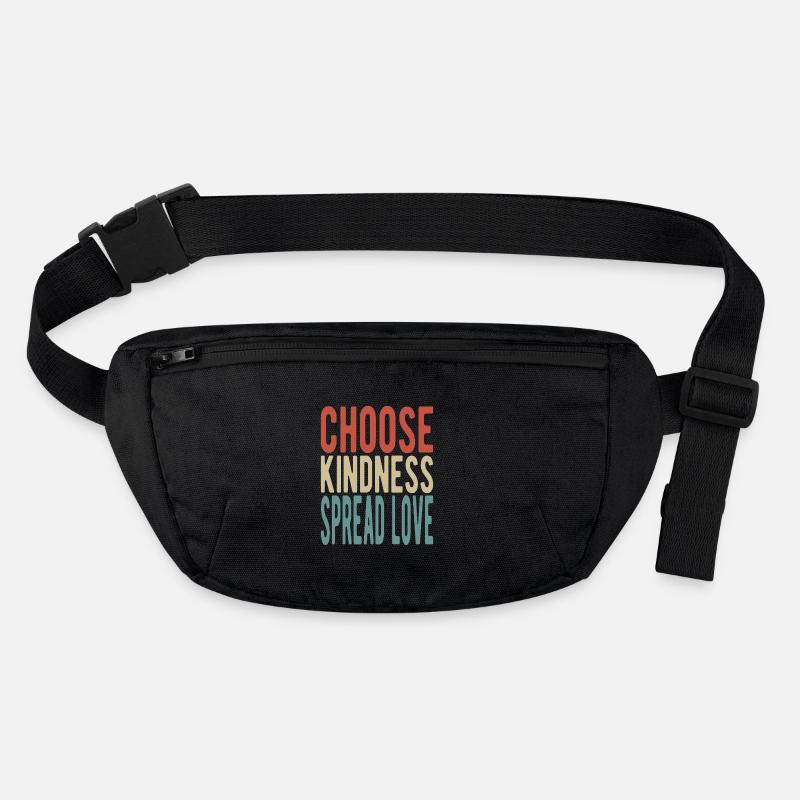 Choose kindness, spread love Stanley/Stella recycelte Gürteltasche