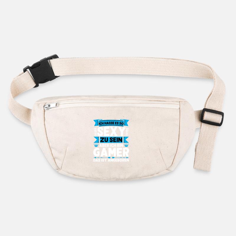 I hate to be so sexy I'm master funny Stanley/Stella recycled Hip Bag 