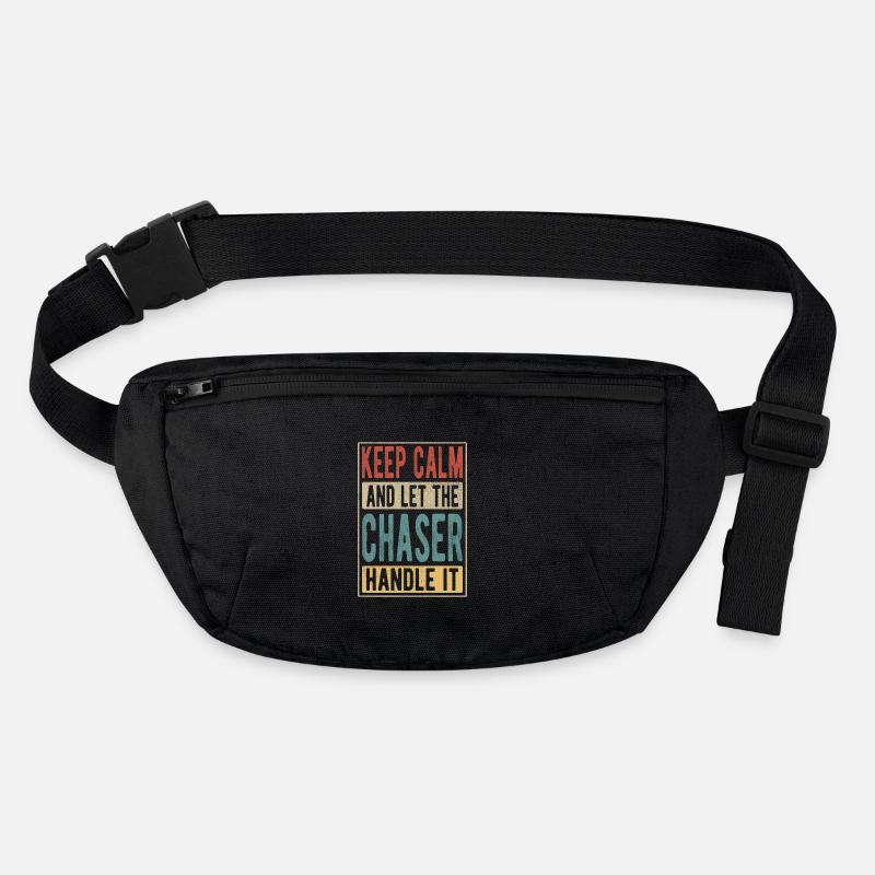 Verfolger Retro Geschenk Stanley/Stella recycelte Gürteltasche