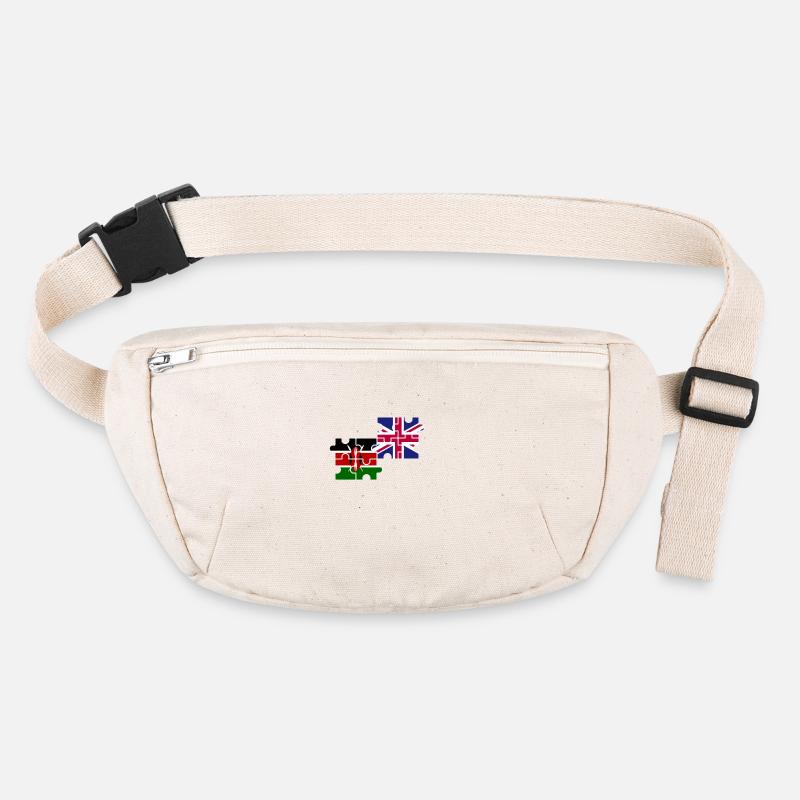 Kenya Drapeau du Royaume-Uni Kényan britannique Sac banane recyclé Stanley/Stella