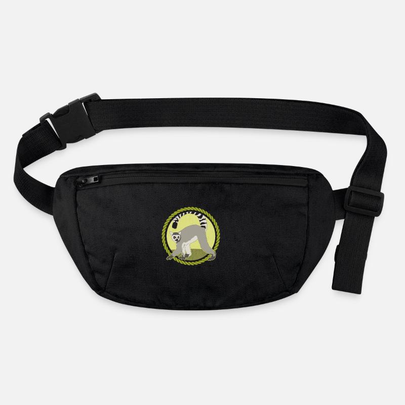 Lémurien Lémuriens à queue annelée Lémuriens à queue annelée Cadeau Sac banane recyclé Stanley/Stella
