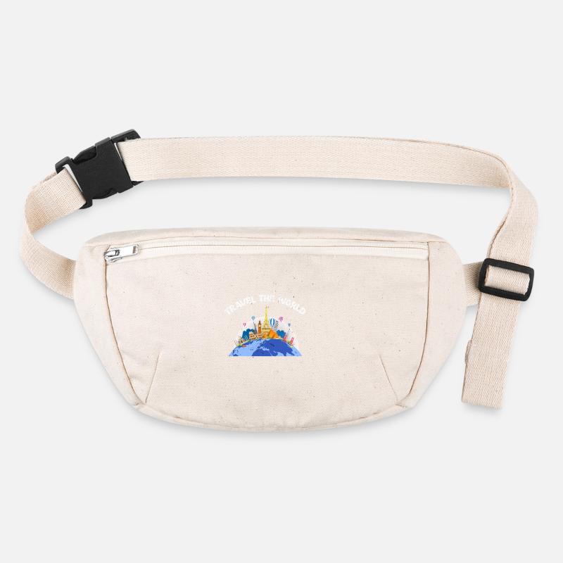 Travel the world Stanley/Stella recycelte Gürteltasche