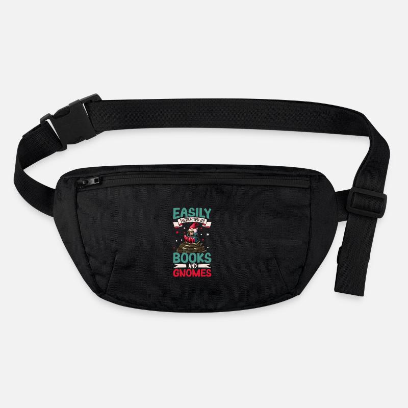 Leicht abzulenken mit Büchern und Gartenzwergen Stanley/Stella recycelte Gürteltasche