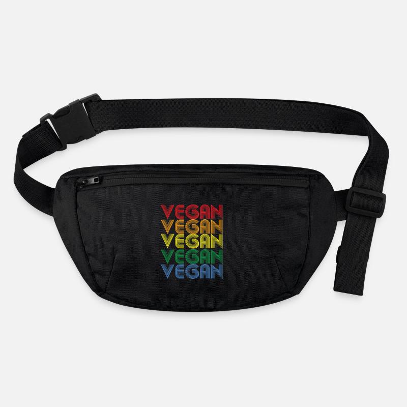 Rainbow VEGAN Statement Stanley/Stella recycled Hip Bag 