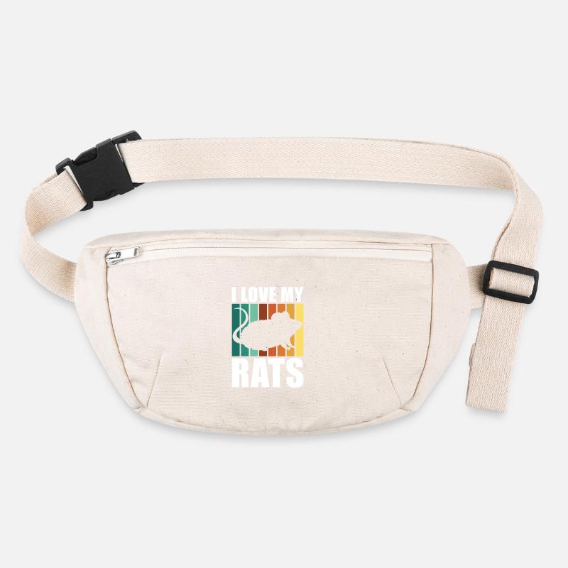 Rat Lover Gift Stanley/Stella recycled Hip Bag 