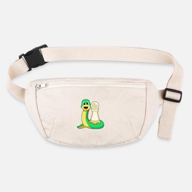 snake chess piece pawn chess Stanley/Stella recycled Hip Bag 