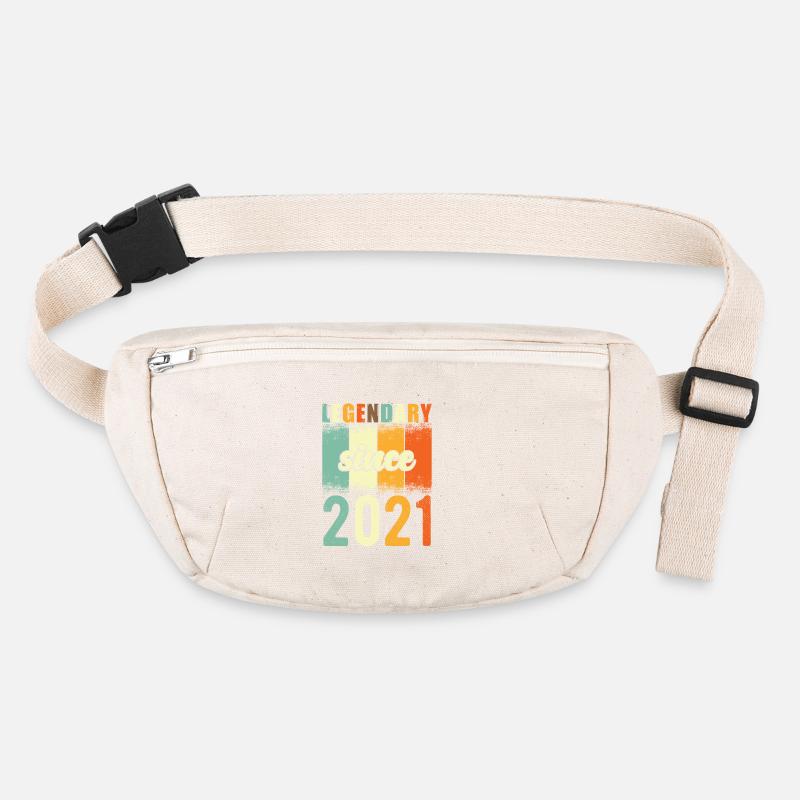 Legendary since 2021 Retro Vintage Birthday Stanley/Stella recycled Hip Bag 