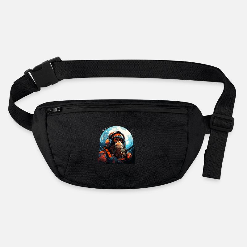 Outer Space Ape - Ape into the Galaxy Space Monkey Stanley/Stella recycled Hip Bag 