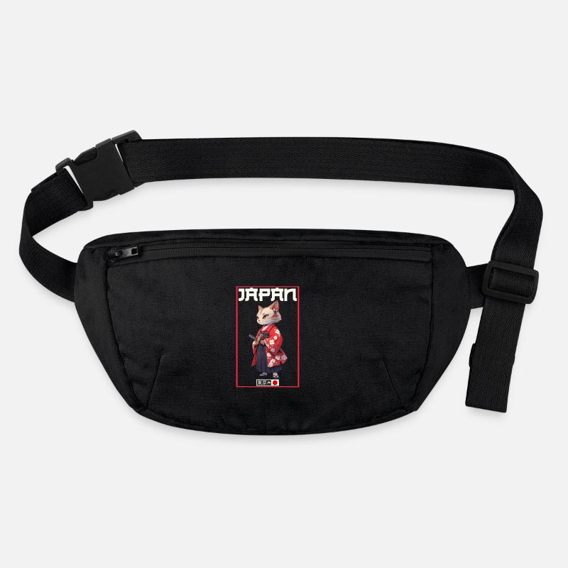 Asia Cat Japanese Samurai Samurai Stanley/Stella recycled Hip Bag 