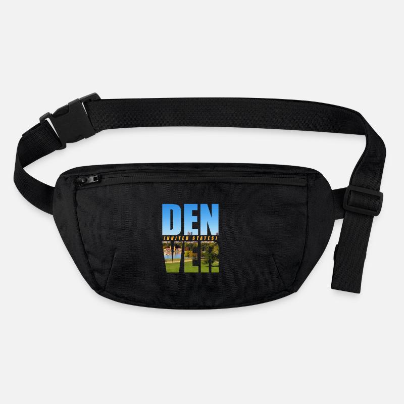 Denver États-Unis Souvenir Sac banane recyclé Stanley/Stella