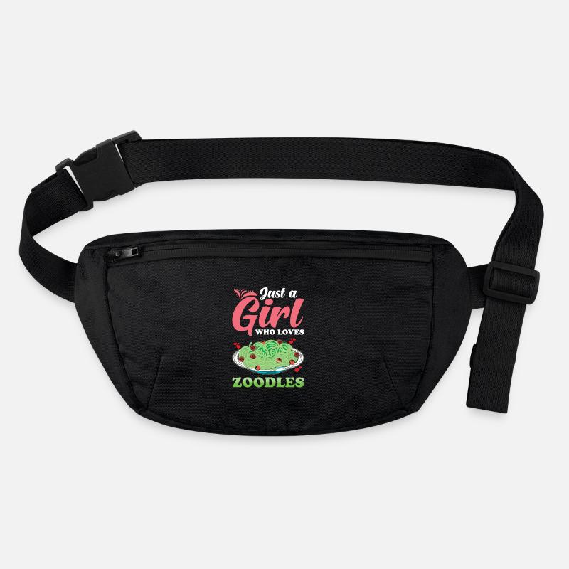 Zoodles Zucchini Pasta Saying Stanley/Stella recycled Hip Bag 