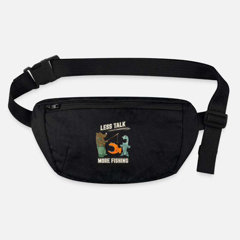 Pêcheur drôle, pêcheur d’ours, dicton de Style comique Sac banane recyclé Stanley/Stella