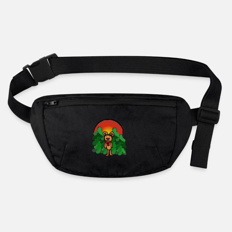 Waldbewohner Märchen Bär alleine Einsamkeit Wald Stanley/Stella recycelte Gürteltasche