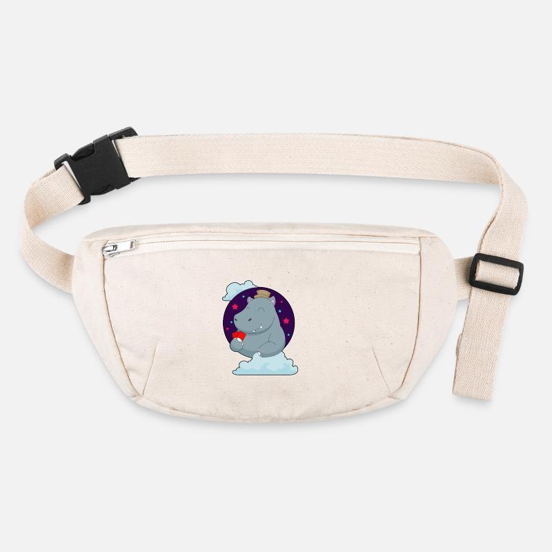 Nilpferd Poker Pokerkarten Stanley/Stella recycelte Gürteltasche