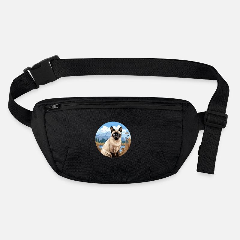 Siamese Cat Siamkatze Stanley/Stella recycelte Gürteltasche