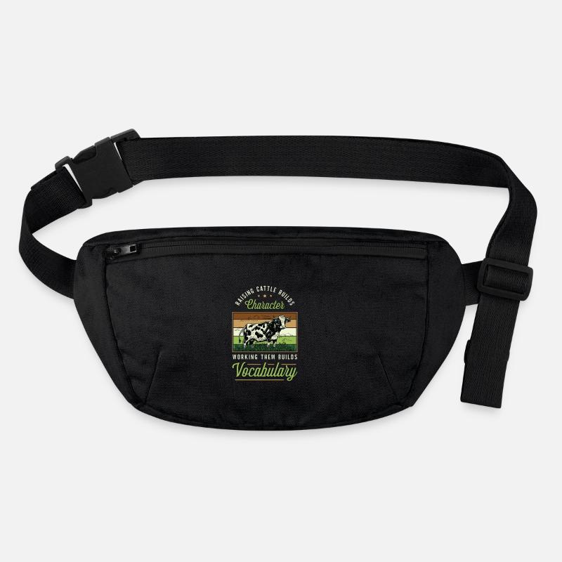 Cattle Farming Raising Cattle Builds Dairy Farmer Stanley/Stella recycled Hip Bag 