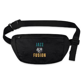 Conception de cadeau Jazz Fusion pour les amateurs de Jazz - Sac banane recyclé Stanley/Stella - noir - Devant