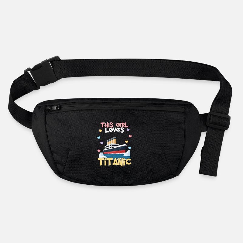 Titanic Ship, cette fille aime le RMS Titanic Sac banane recyclé Stanley/Stella