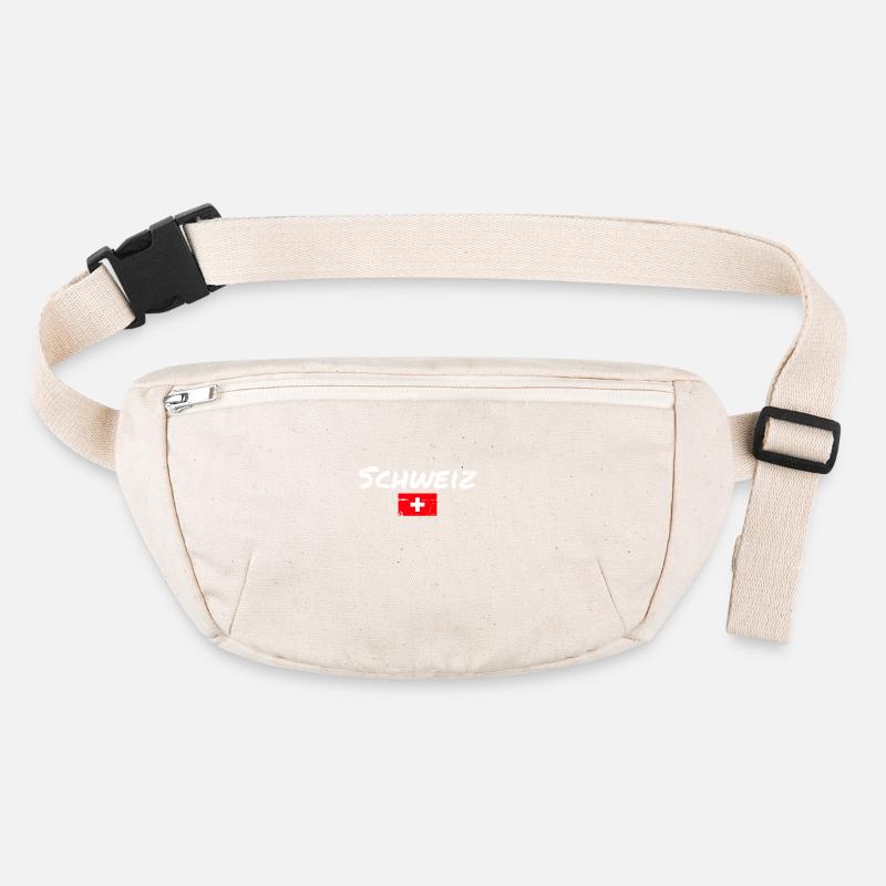 Schweiz Vintage Schweizerische Flagge Schweizer Stanley/Stella recycelte Gürteltasche
