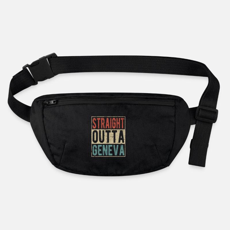 Straight outta Geneva Stanley/Stella recycled Hip Bag 