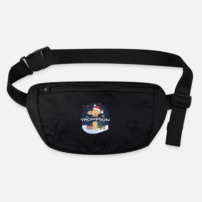 Génial Thompson nom w chapeau de père Noël dans le thème de Noël Sac banane recyclé Stanley/Stella