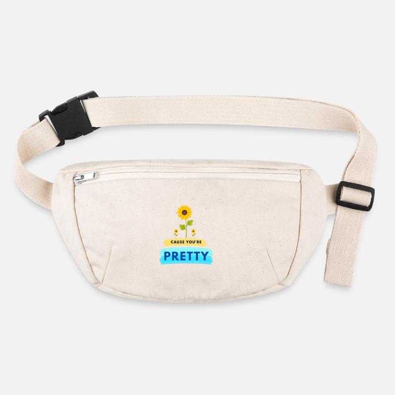 Weil du hübsch bist | Selbstliebe-Design Stanley/Stella recycelte Gürteltasche