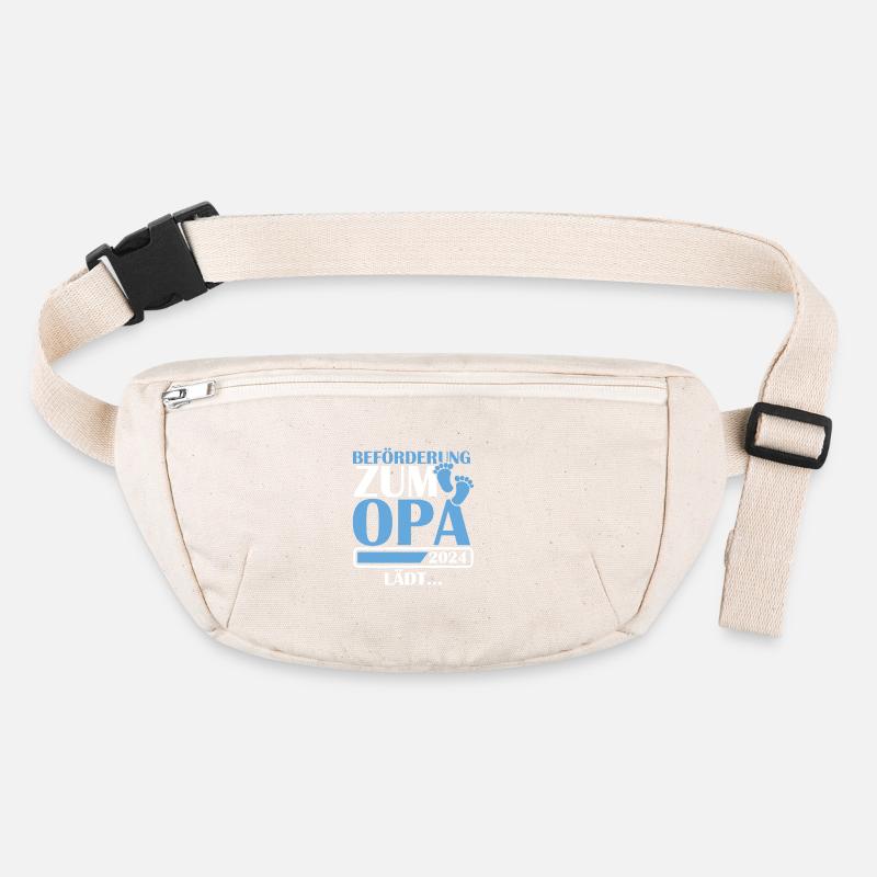 Beförderung zum Opa 2024 Stanley/Stella recycelte Gürteltasche