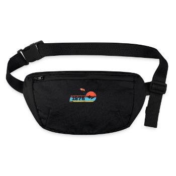 Kitesurf Anniversaire Vintage 1975 Né - Sac banane recyclé Stanley/Stella - noir - Devant