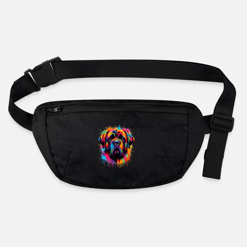 Mastiff Tête de chien Graphique Sac banane recyclé Stanley/Stella