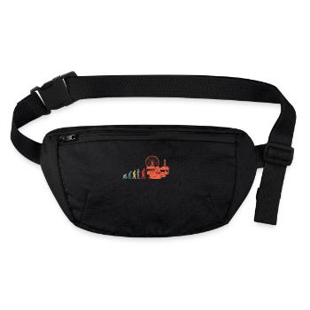 Evolution Amusement Park Fairground - Stanley/Stella recycled Hip Bag  - black - Front