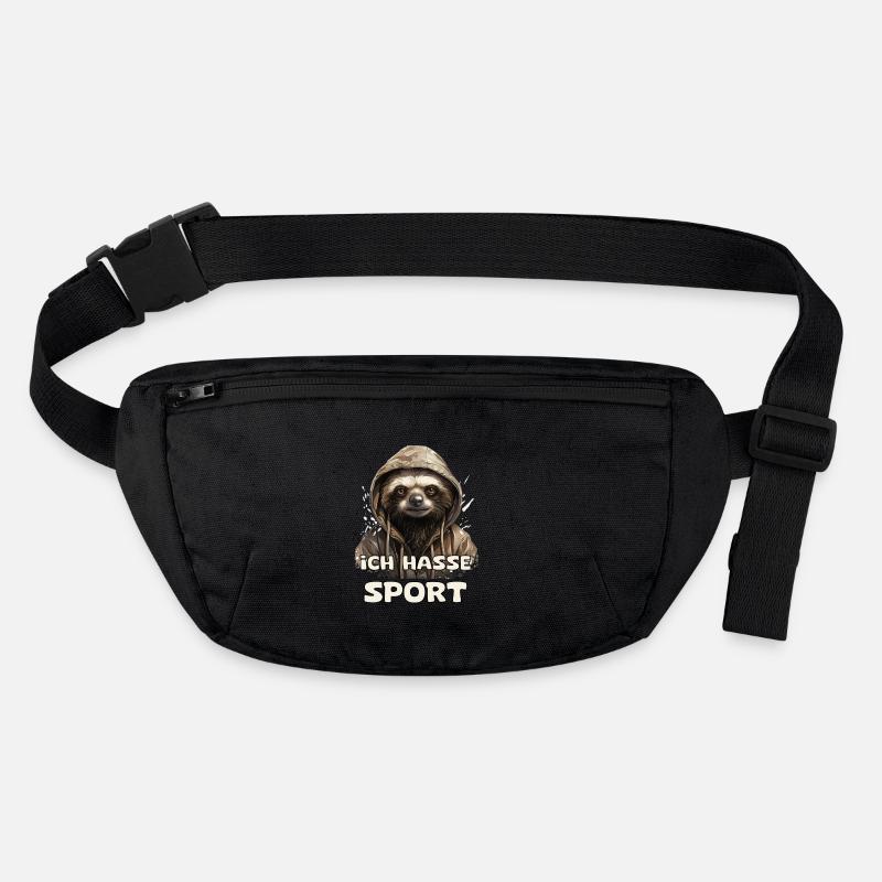 Funny Sloth Sports Saying Stanley/Stella recycled Hip Bag 
