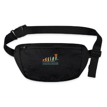 Kryptozoologen Chupacabra-Kreaturen Vintage - Stanley/Stella recycelte Gürteltasche - Schwarz - Vorne