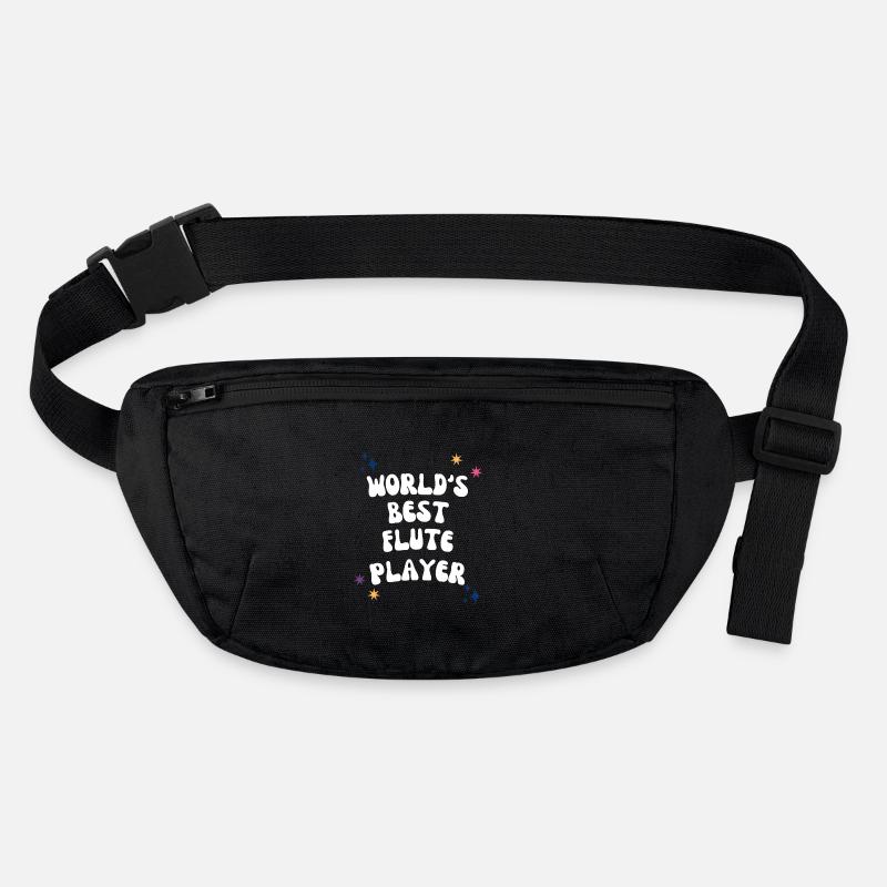 World's Best Flute Player Stanley/Stella recycled Hip Bag 