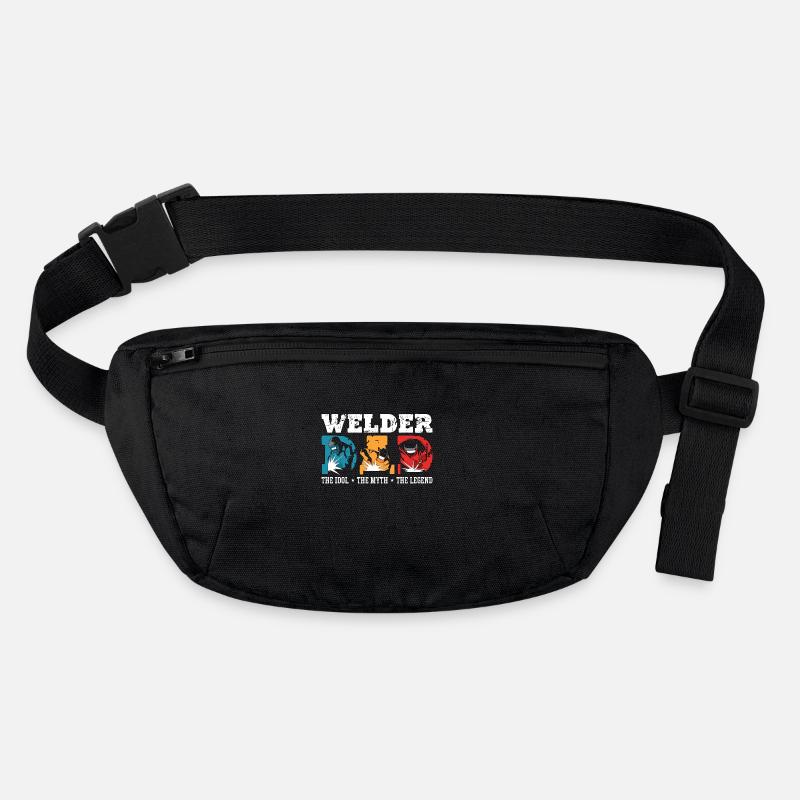Welder Dad The Idol The Myth Metalworker Welders Stanley/Stella recycelte Gürteltasche