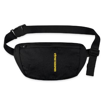 Photographe de paysage, Photographe de nature, Photographe animalier - Sac banane recyclé Stanley/Stella - noir - Devant