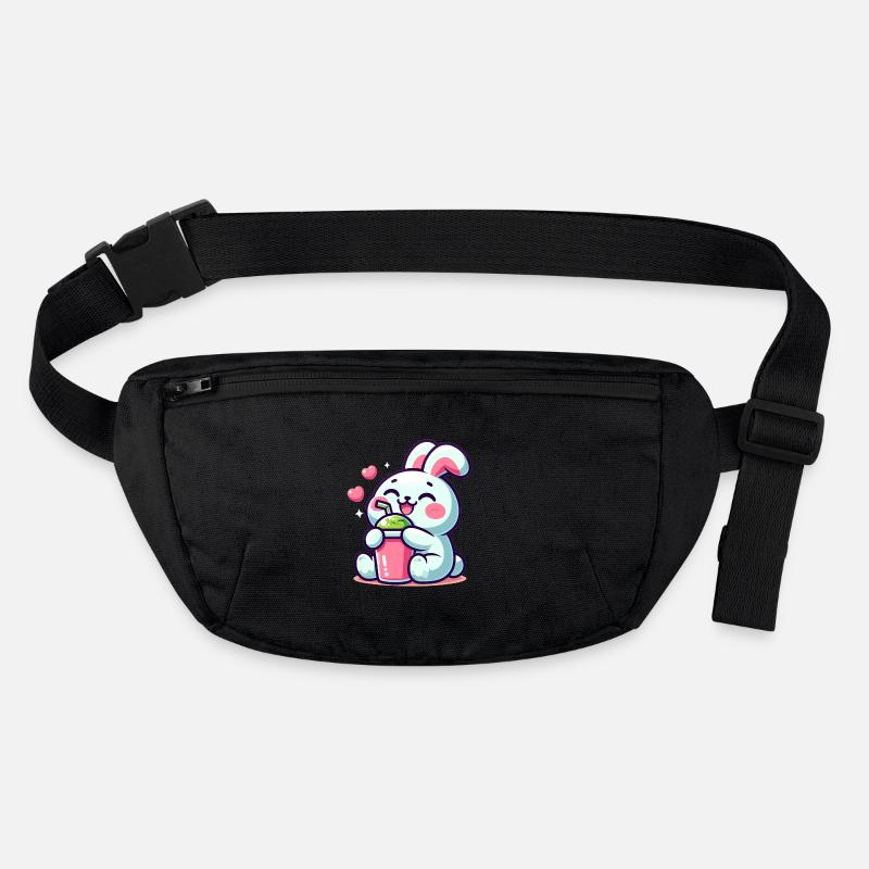 Rabbit Bubble Tea Kawaii Stanley/Stella recycled Hip Bag 