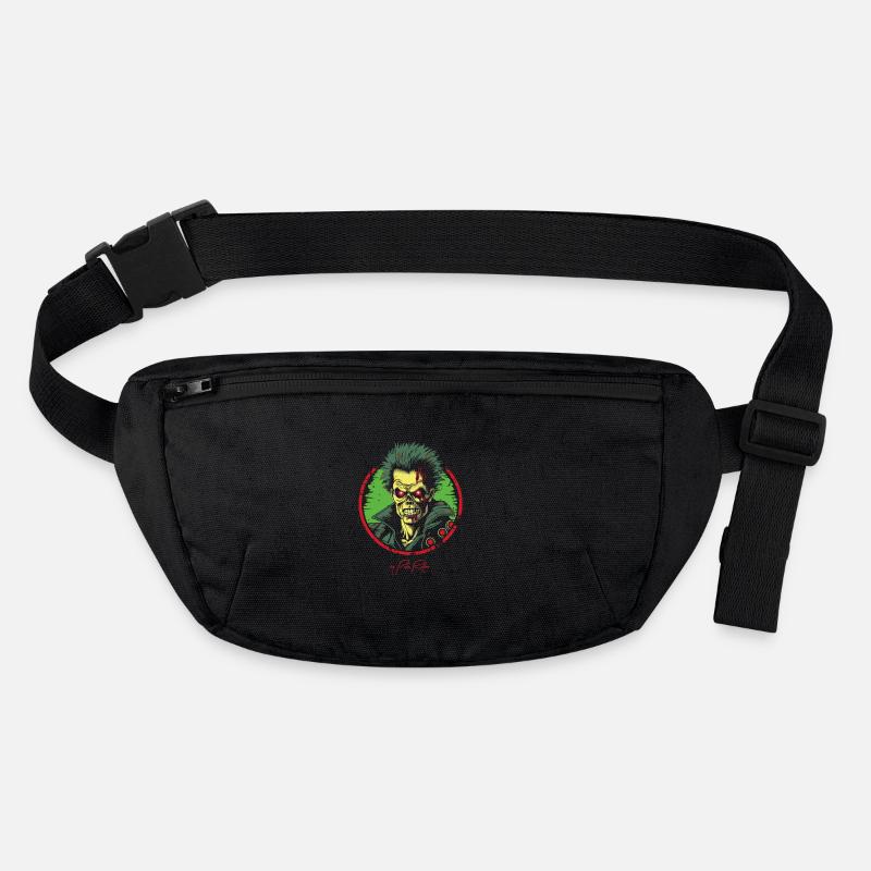 Emblems of the horror zombie genre Stanley/Stella recycled Hip Bag 