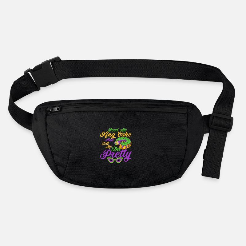 Nourrissez-moi le gâteau des rois et dites-moi que je suis jolie Mardi Gra Sac banane recyclé Stanley/Stella