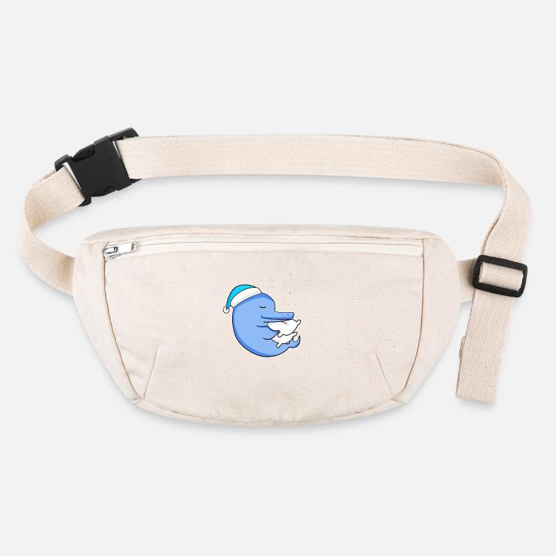 Dauphin avec oreiller et bonnet de nuit Sac banane recyclé Stanley/Stella