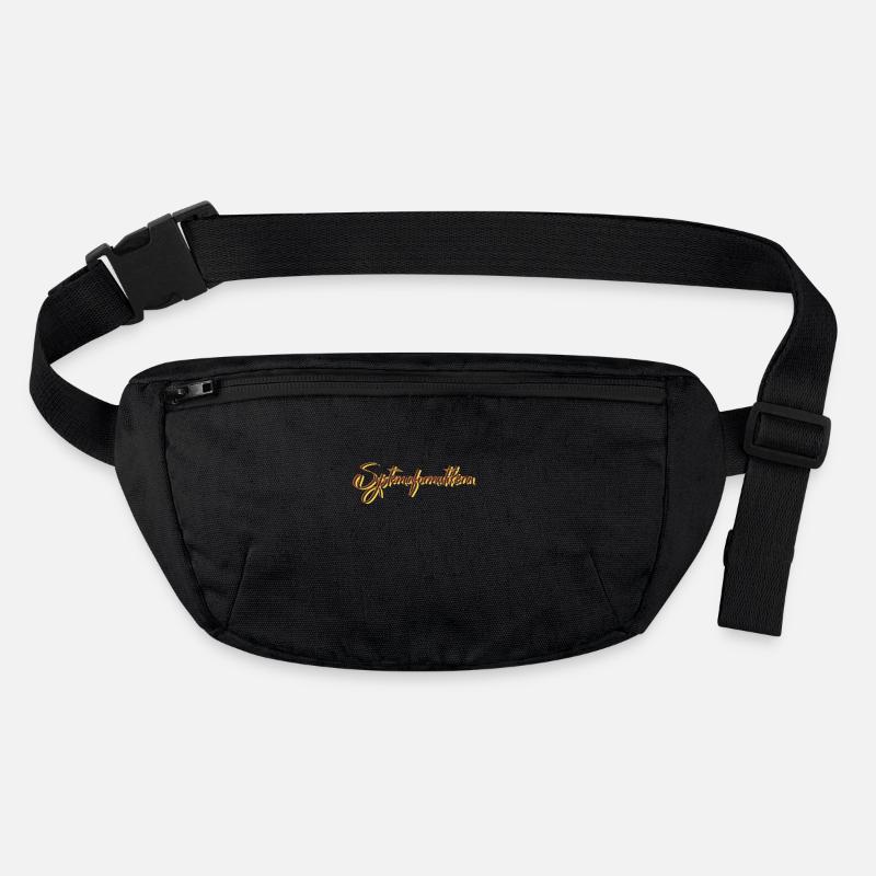 Elektroniker Abschluss-Geschenk - Stanley/Stella recycelte Gürteltasche - Schwarz