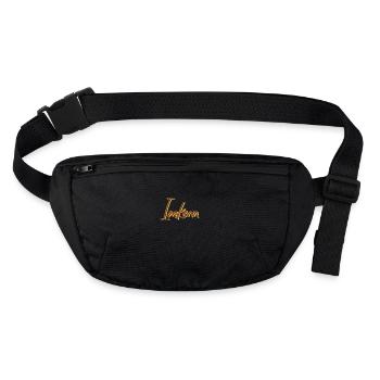 Honig Bienen Imkerei Abschluss-Geschenk Imkerin - Stanley/Stella recycelte Gürteltasche - Schwarz - Vorne
