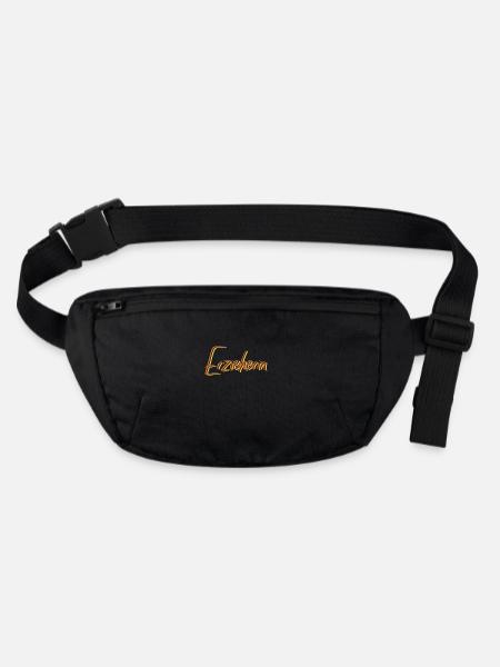 Kindergärtner Abschluss-Geschenk Erzieherin - Stanley/Stella recycelte Gürteltasche - Schwarz - Vorne