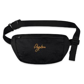 Physik Abschluss-Geschenk Physikerin - Stanley/Stella recycelte Gürteltasche - Schwarz - Vorne