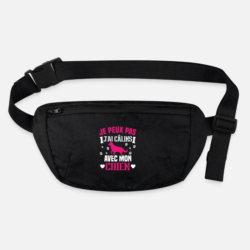 je peux pas j ai câlins avec mon chien Sac banane recyclé Stanley/Stella