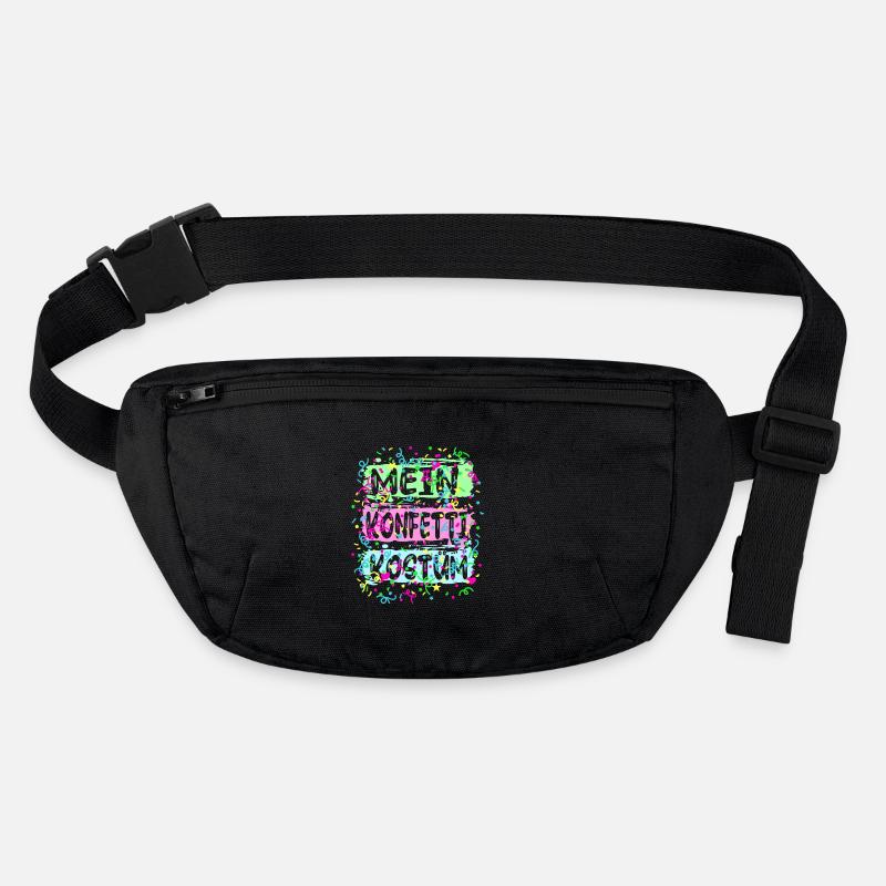 Mein Konfetti Kostüm für Karneval oder Fasching Stanley/Stella recycelte Gürteltasche