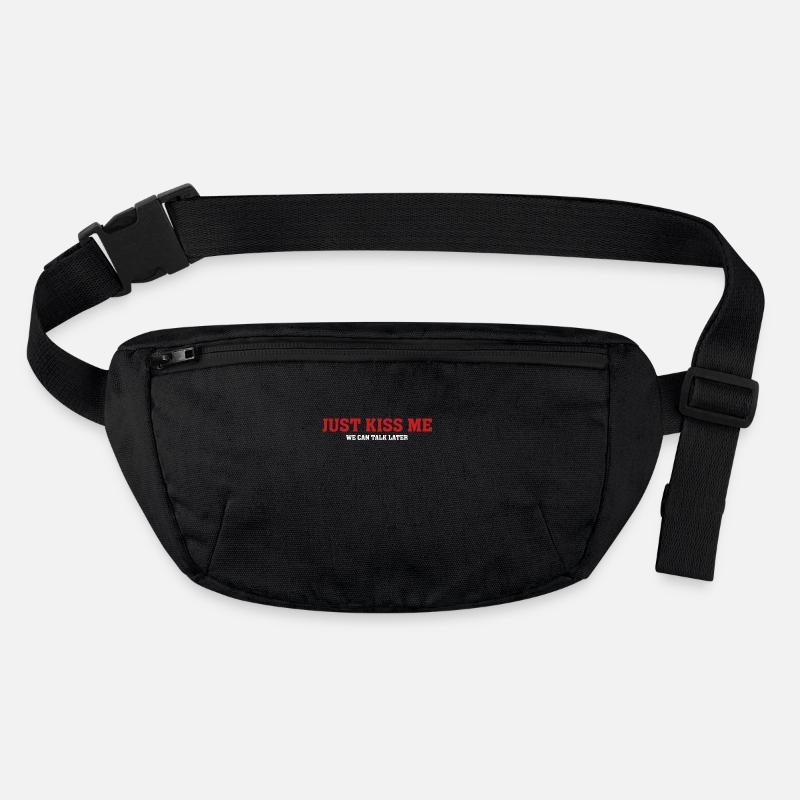 Positives Zitat Küss mich einfach Stanley/Stella recycelte Gürteltasche