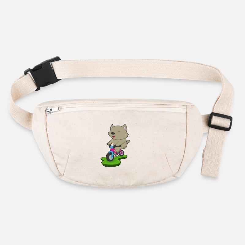 Katze Fahrrad Stanley/Stella recycelte Gürteltasche
